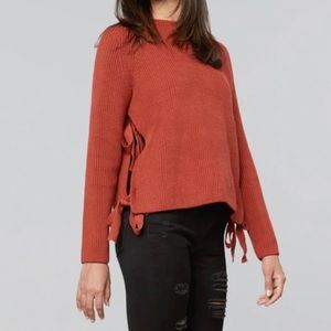 NWT Goldie london side tie sweater size S